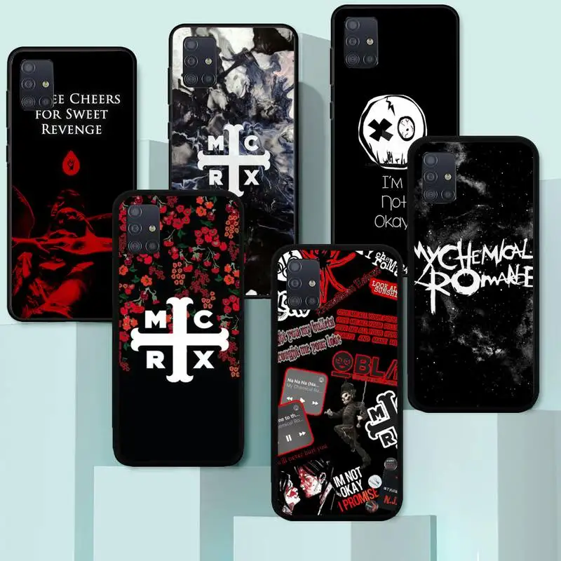 

Punk Band My Chemical Romance Phone Case For Xiaomi Redmi Note10 Note9 Note8 5A 7 6 8 4 6 S PRO MAX Fundas Cover