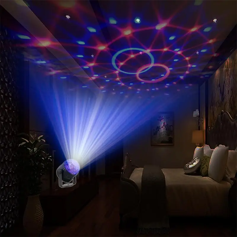 

with Remote Control Christmas Decor Disco Ball Projector Dance Lamp Stage Light Fantastic Luminous Strobe Light