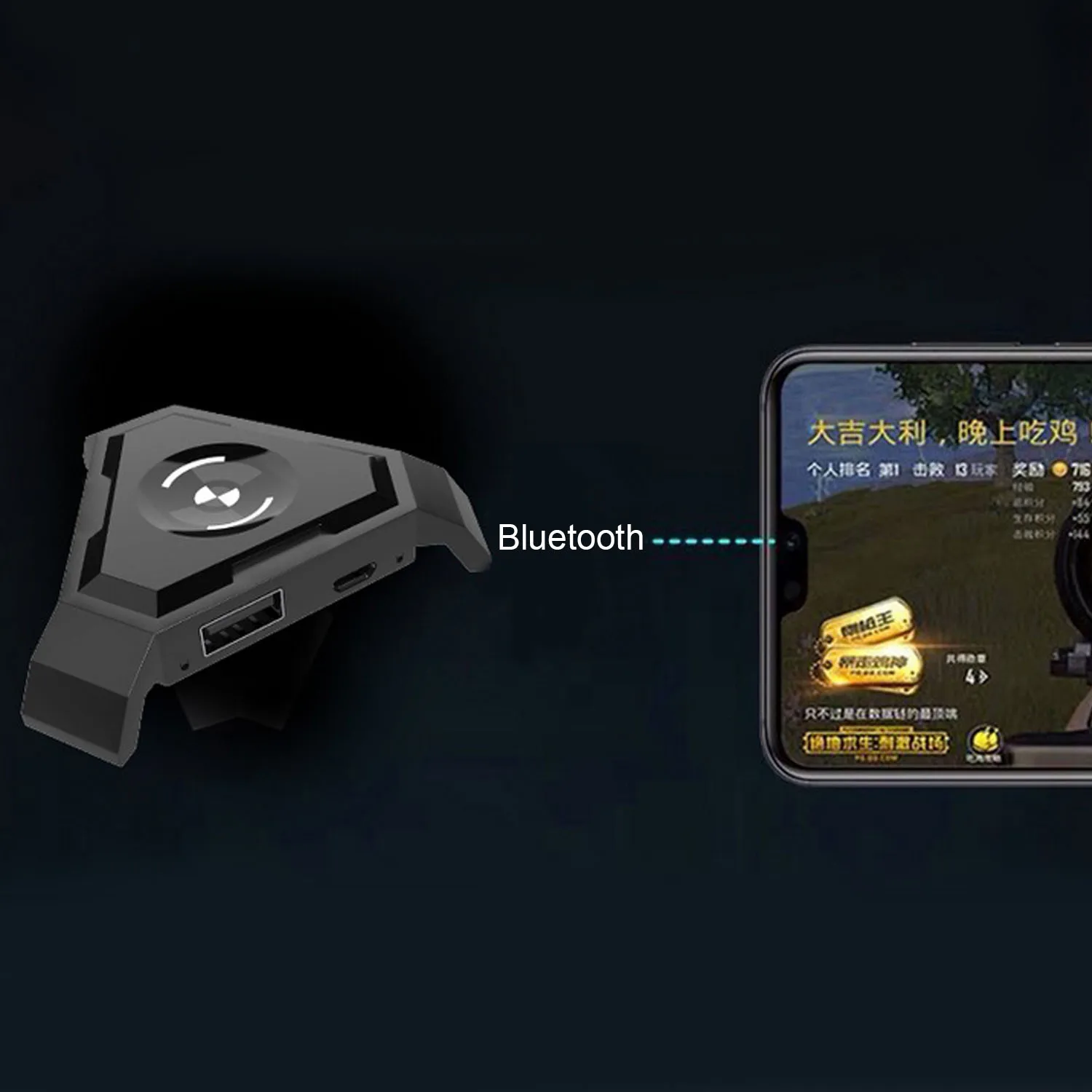 Elisona Беспроводная Bluetooth игровая клавиатура мышь конвертер адаптер для Android IOS Apple