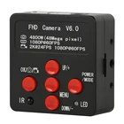Цифровой промышленный видеомикроскоп 2020 FHD 4G TF 48MP 1080P 2K USB HDMI + объектив с креплением 100X 180X 200X 500X 300X