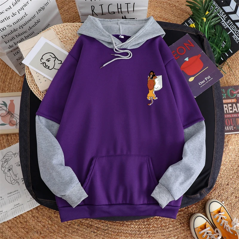 Осенне-зимние мужские толстовки популярных цветов в стиле пэчворк с