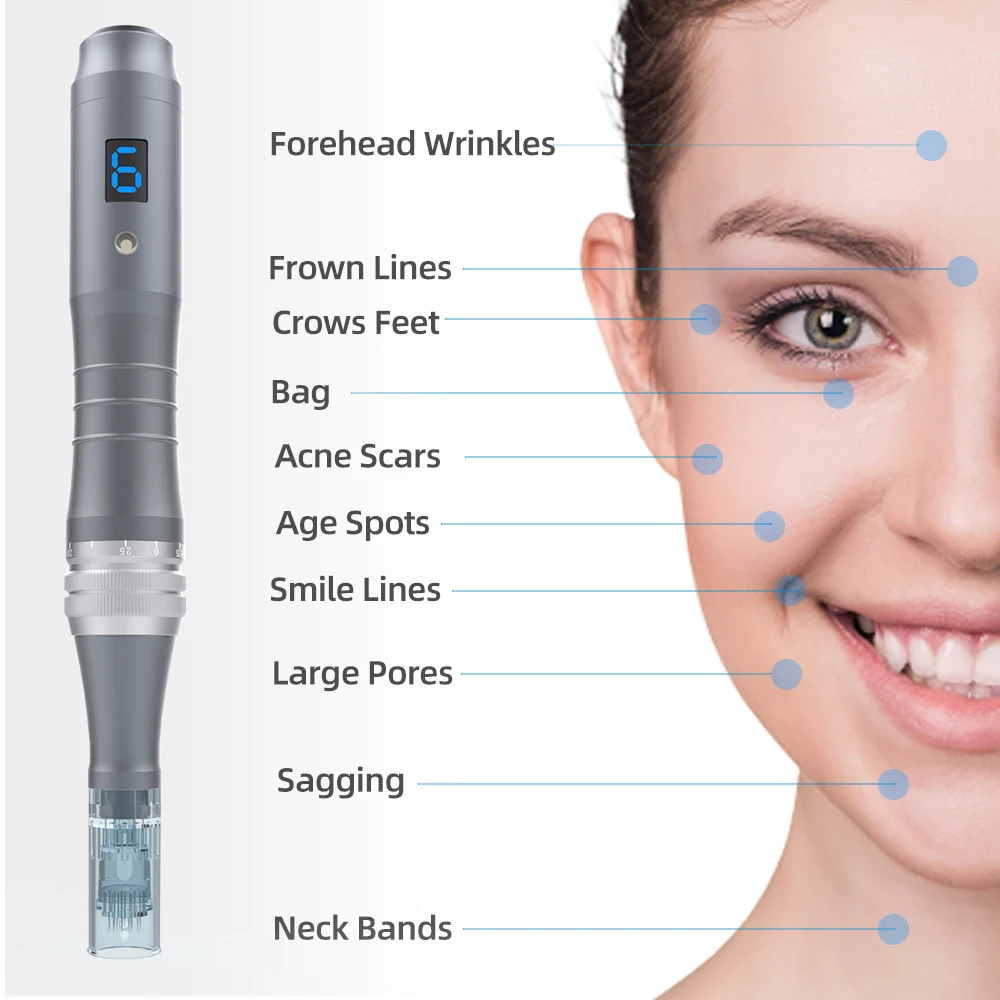 Dr Pen Ultima M8 Wireless Derma Pen Skin Care Kit Microneedle Profesional Microneedle Home Use Beauty Machine