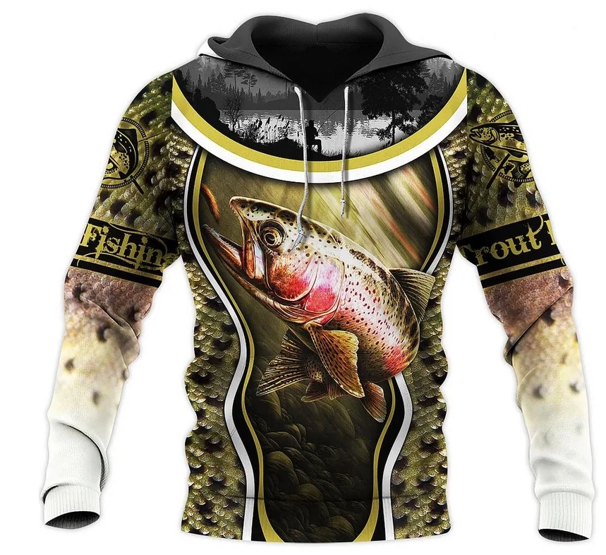 PLstar Космос Толстовка для рыбалки 3D толстовки мужчин женщин Новая мода осень