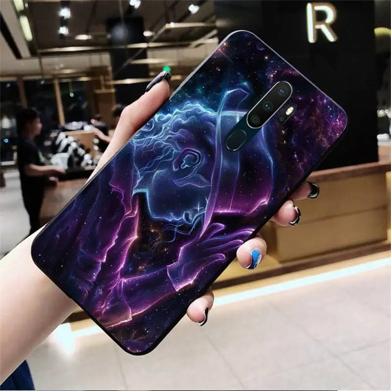 HPCHCJHM Майкл Джексон танцующий король черный мягкий чехол для Oppo A5 A9 2020 Reno2 z Renoace 3pro