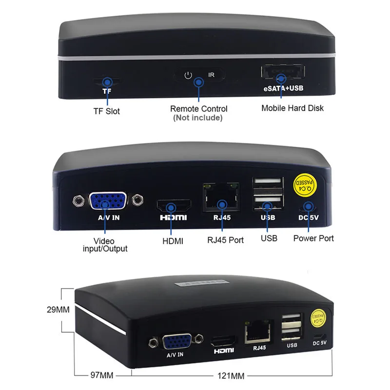 Камера видеонаблюдения 5 в 1 4 канала AHD DVR 1080N гибридный видеорегистратор NVR H.264