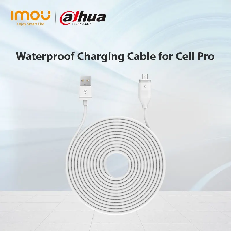 Dahua Imou 2A 3M Micro USB Водонепроницаемый Зарядный Кабель Для IP WiFi Камеры Безопасности Cell