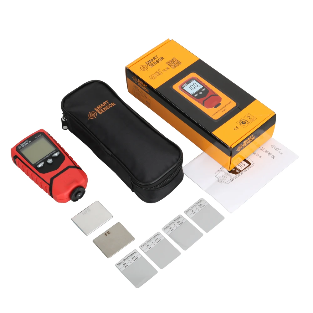 

Professional Coating Thickness Gauge Car Body Film Coating paint Thick Tester Detector Paint (0~1700um) Automotive Paint Meter