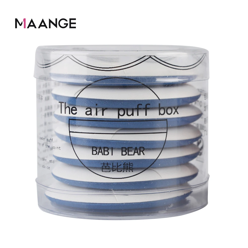 MAANGE 7 шт. круглая кушон для макияжа спонж сухое влажное двойное использование