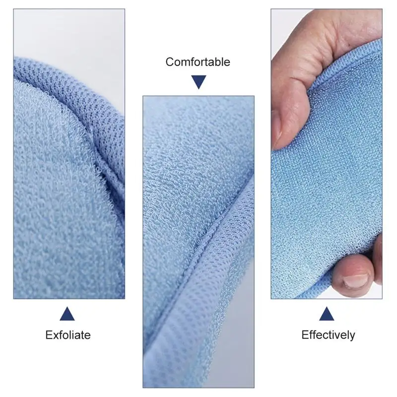 

4pcs Kids Double-sided Bath Sponge Brushes Bath Exfoliating Scrubber Sponge