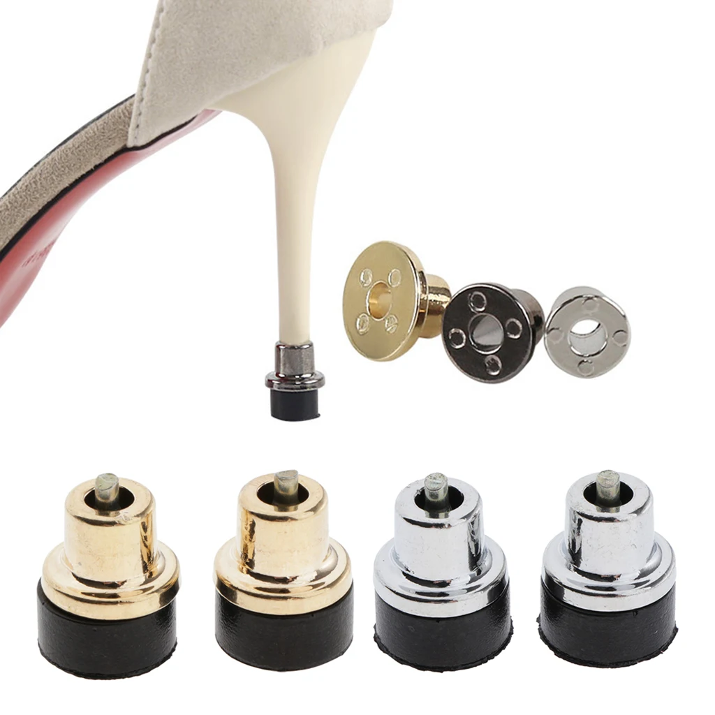 

1 пара, Металлические колпачки для сменного крана, на высоком каблуке