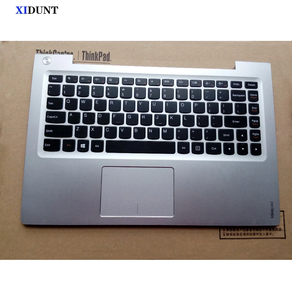 

New/orig For lenovo ideapad U330 U330P U330T Palmrest Keyboard Bezel Upper Case Cover US Version Silver 3KLZ5TALV00
