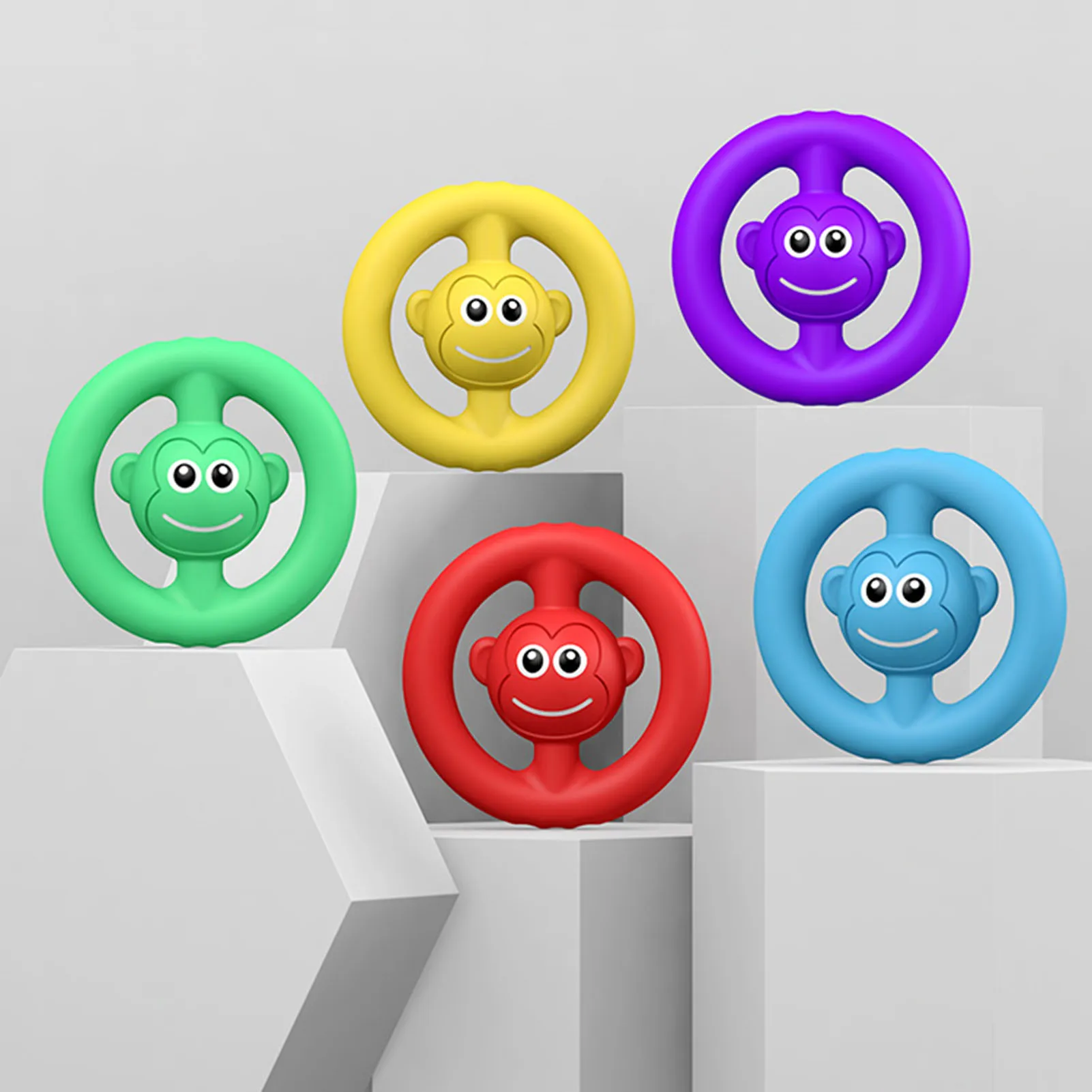 

Adult Kids Grip Fidget Toy Finger Hand Grip Autism Silicone Safe Stress Reliever Funny Anti-stress Fidget Toys Noise Sensory Toy