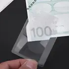 5 шт. 3X лупы в форме кредитной карты прозрачная лупа линза Френеля портативный карманный размер карты чтение увеличительное стекло