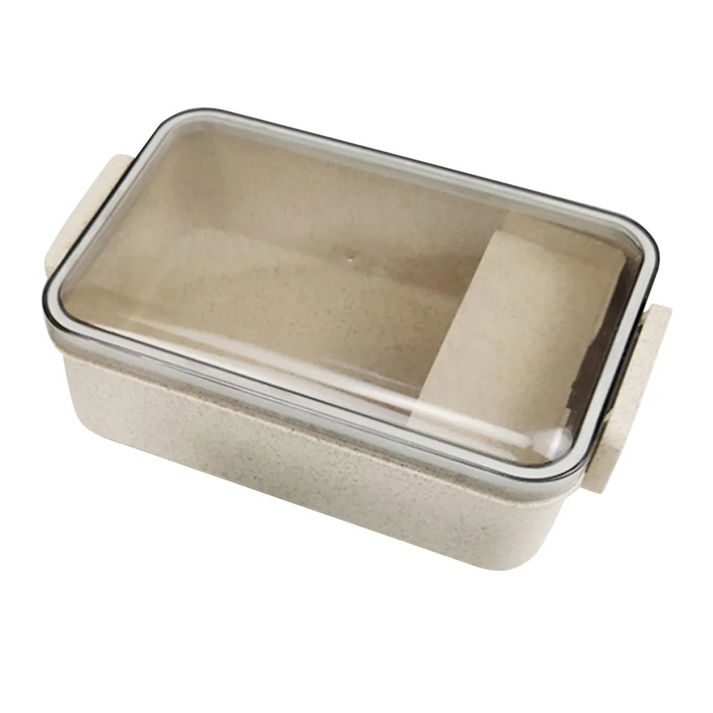 1 шт. Пшеничная солома в японском стиле коробка бэнто герметичная