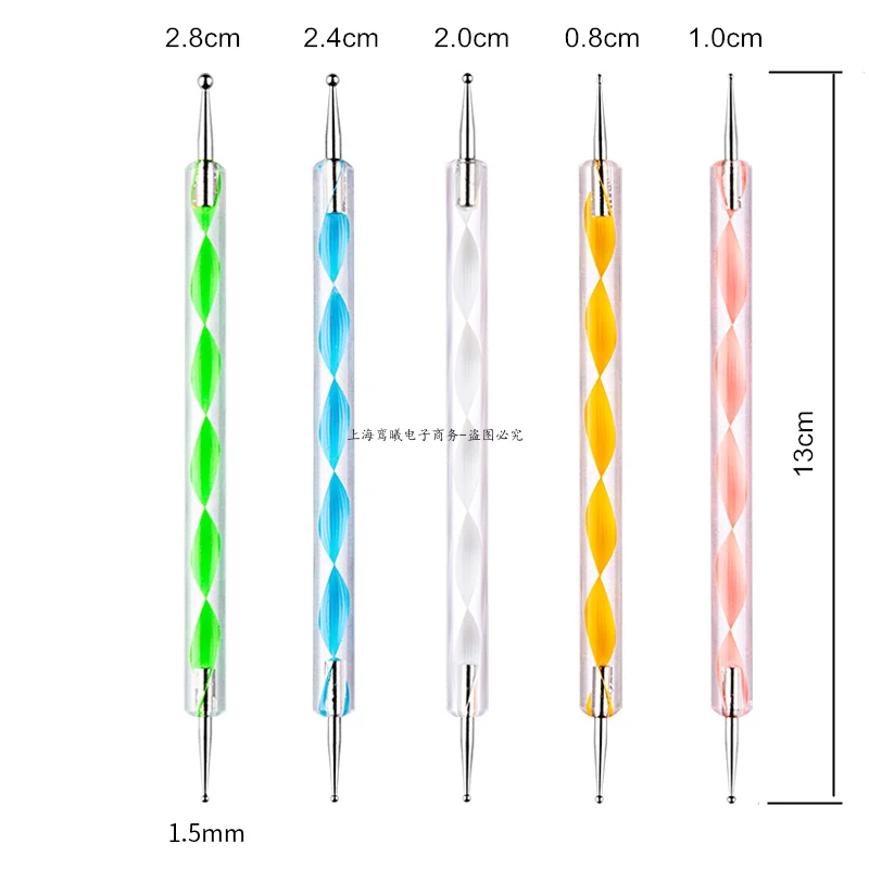 Новинка 2021 года многофункциональная кисть для дизайна ногтей наконечник