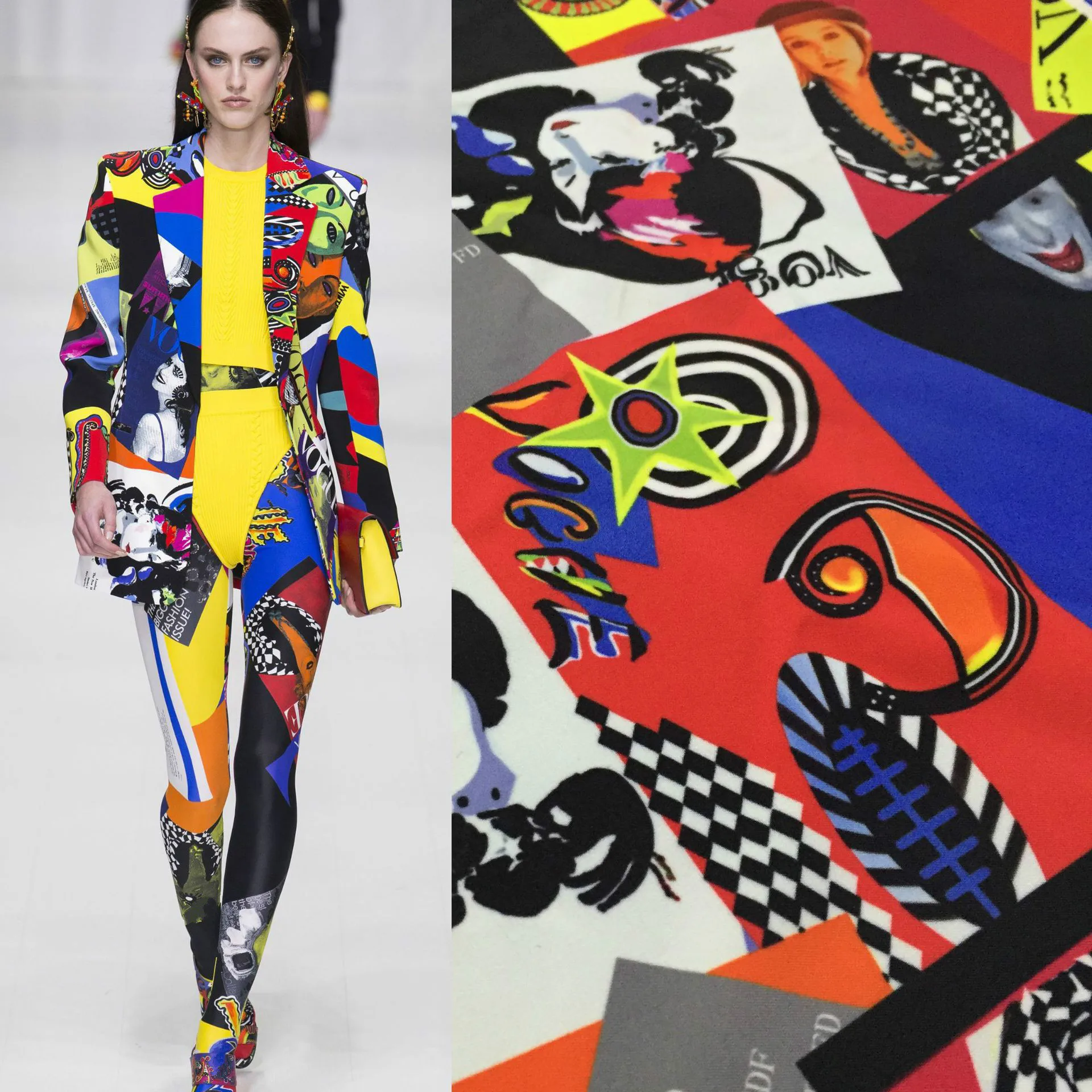 

Flower Type Abstract Printing Series Shirt Base Printed Fabric for Women's Clothing Skirts Sewing Material Fabrics for Dress