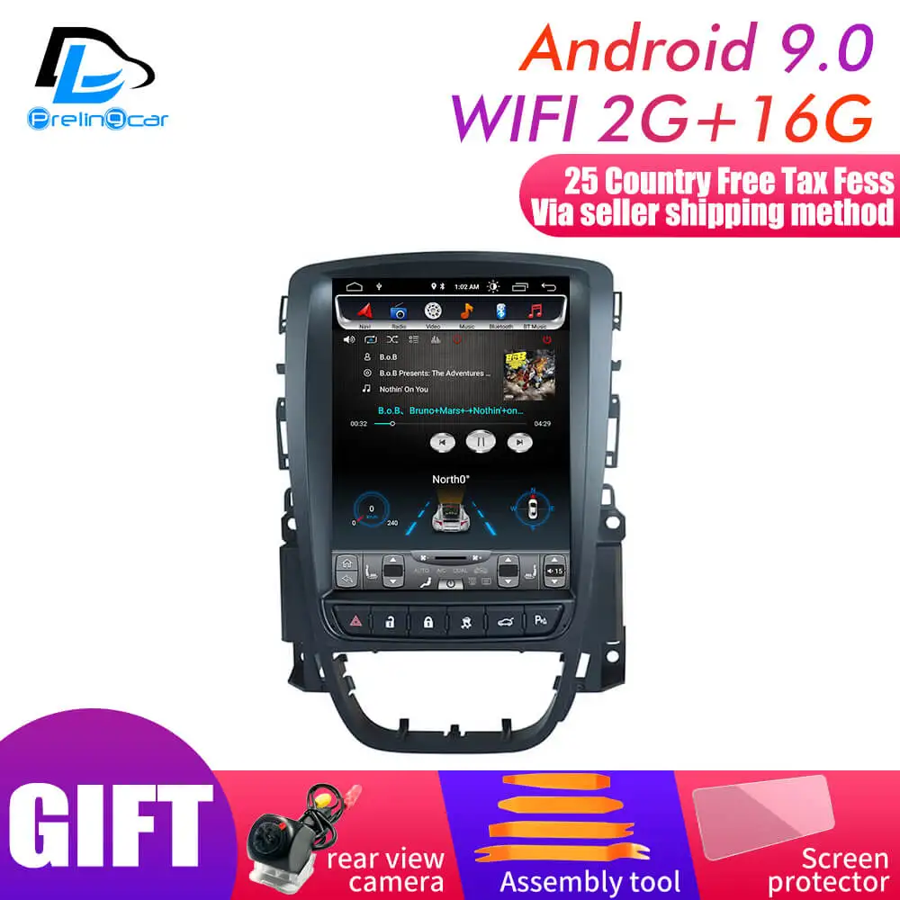 WIFI 2G16G An9.0 4G ram вертикальный экран android 9,0 Система Автомобильный gps мультимедийный Видео Радио плеер в тире для opel ASTRA J автомобильный navigaton стерео - Цвет: WIFI 2G16G An9.0