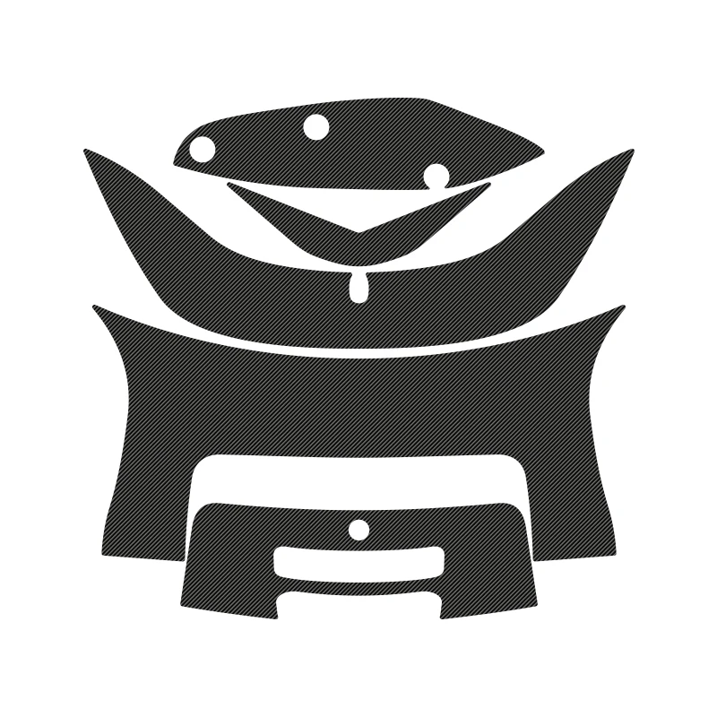 

Защитная Наклейка для мотоцикла, пленка из углеродного волокна, прозрачная, с защитой от ударов педали, с защитой от износа, Для Sym Fit 4