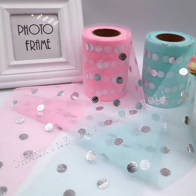 Тюль в рулоне катушка ткань для пачки подарочная упаковка вечеринки украшение