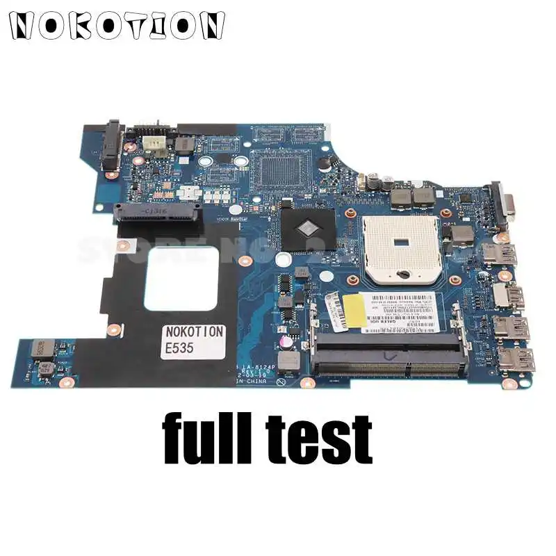 

NOKOTION QALEB LA-8124P FRU 04Y1187 MAIN BOARD For Lenovo E535 Laptop Motherboard Socket FS1 DDR3