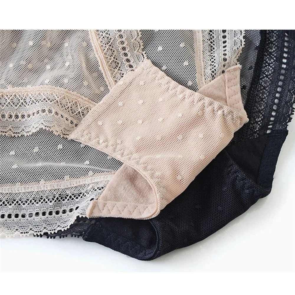 Сетчатые кружевные трусы Хип-трусы с заниженной талией пикантное Прозрачное