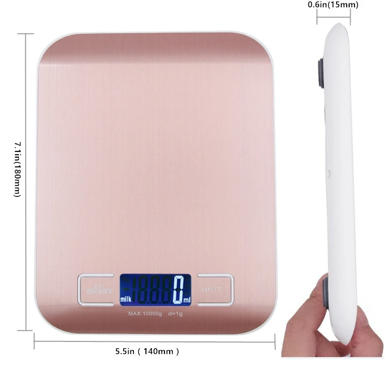 Промо-акция! 10 кг 1 г Металлические весы Цифровые кухонные электронные для