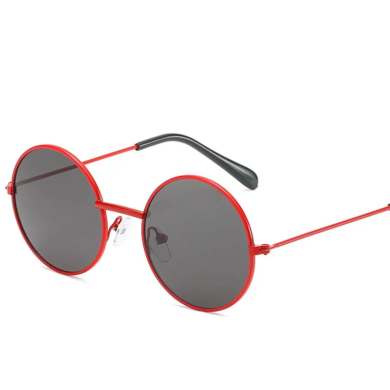 Маленькие круглые детские солнцезащитные очки в металлической оправе Новинка 2020