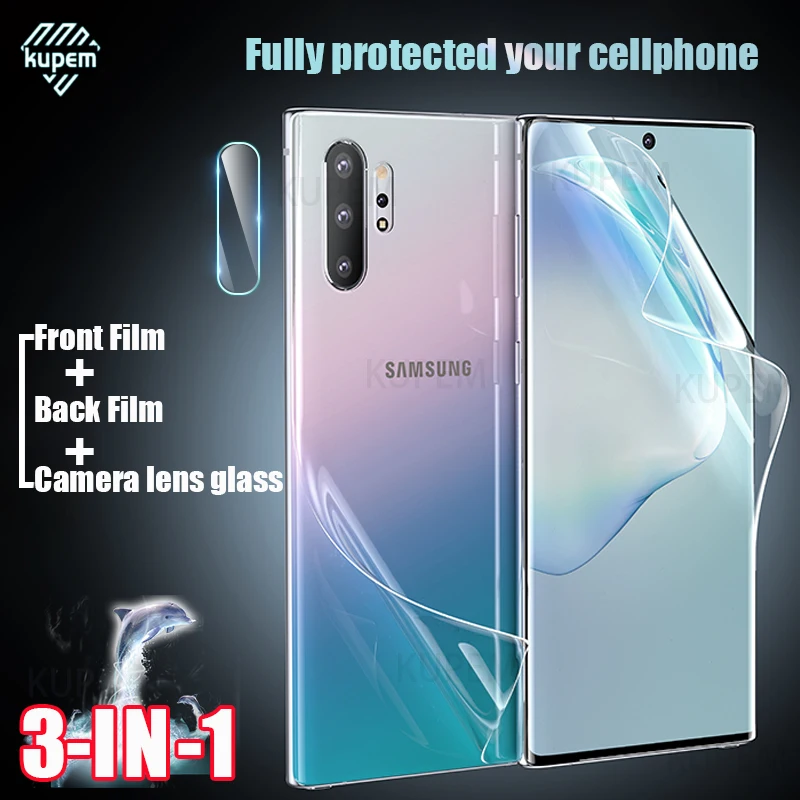 Защитная пленка для Samsung Galaxy Note 10 Plus 8 9 S10 S9 S8 S20 Plus|Защитные стёкла и плёнки