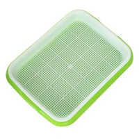 seed sprouter tray 2 layer soilless bean hydroponic nursery plate sprouting pot planter garden planting germination tool
