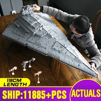 mould king 13135 star plan toys the moc 23556 imperial star destroyer set compatible 05027 kids toys building christmas gifts