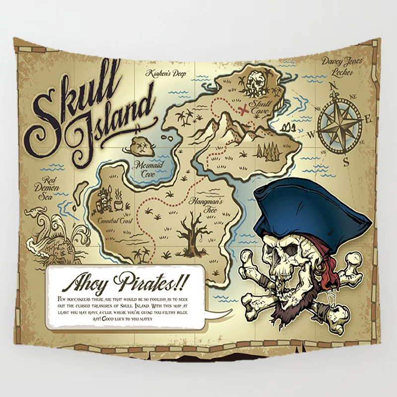 Горячая Распродажа виды карта мира гобелен настенный прямоугольник Размер L