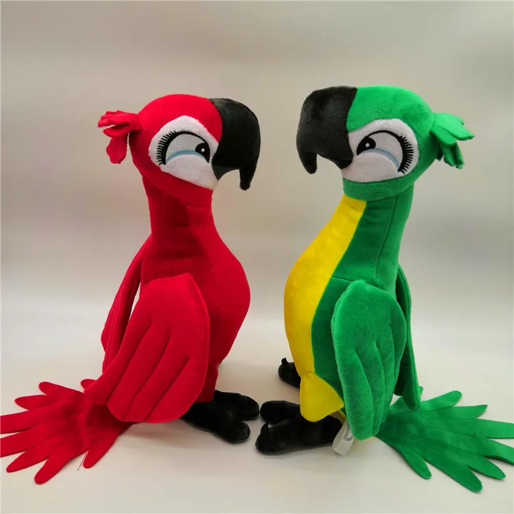 New Cute Rio Parrot Plush Toy Stand-up Doll Stuffed Macaw Bird Toys 4 Colors | Игрушки и хобби