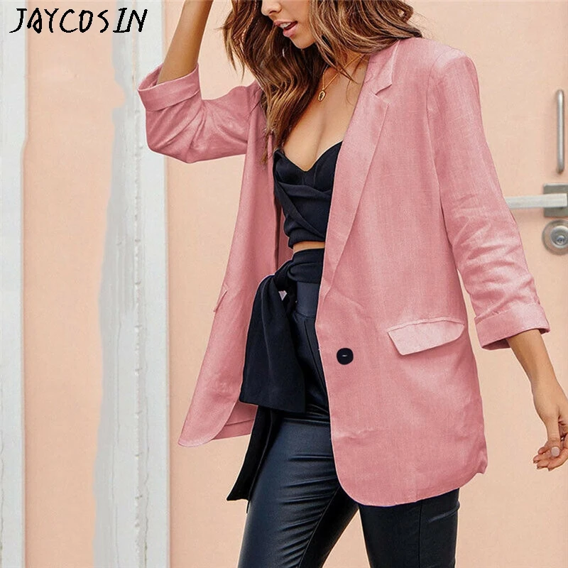 JAYCOSIN 2019 индивидуальное пальто модная женская одежда с длинным рукавом Открытый