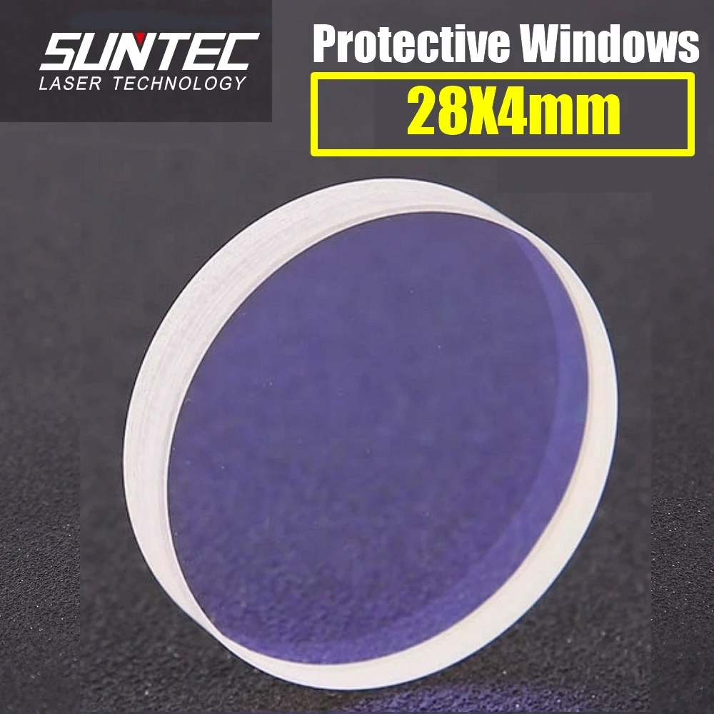 Suntec Лазерная Защитная Windows оригинальная линза 28*4 27 9*4 1 мм для 0 2000 Вт Raytools Bodor
