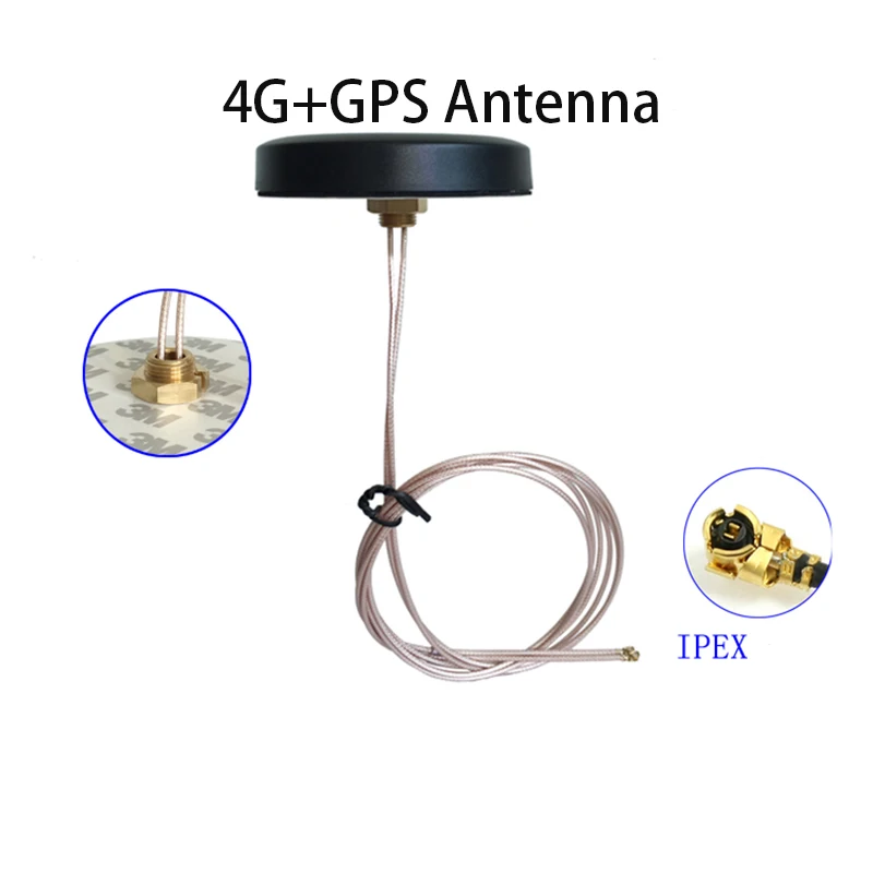 

GPRS GSM 4G+GPS Two-in-one combination antenna navigation positioning waterproof 28DB high gain IPX U.FL IPEX connector antenna