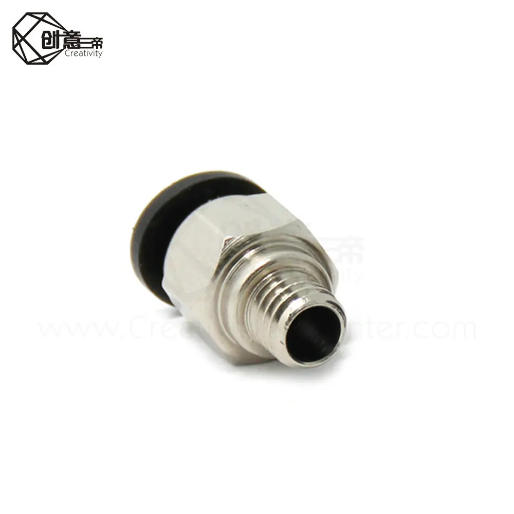 2 шт. PC4 M6 пневматические соединители прямые воздушные фитинги для фторопластовая