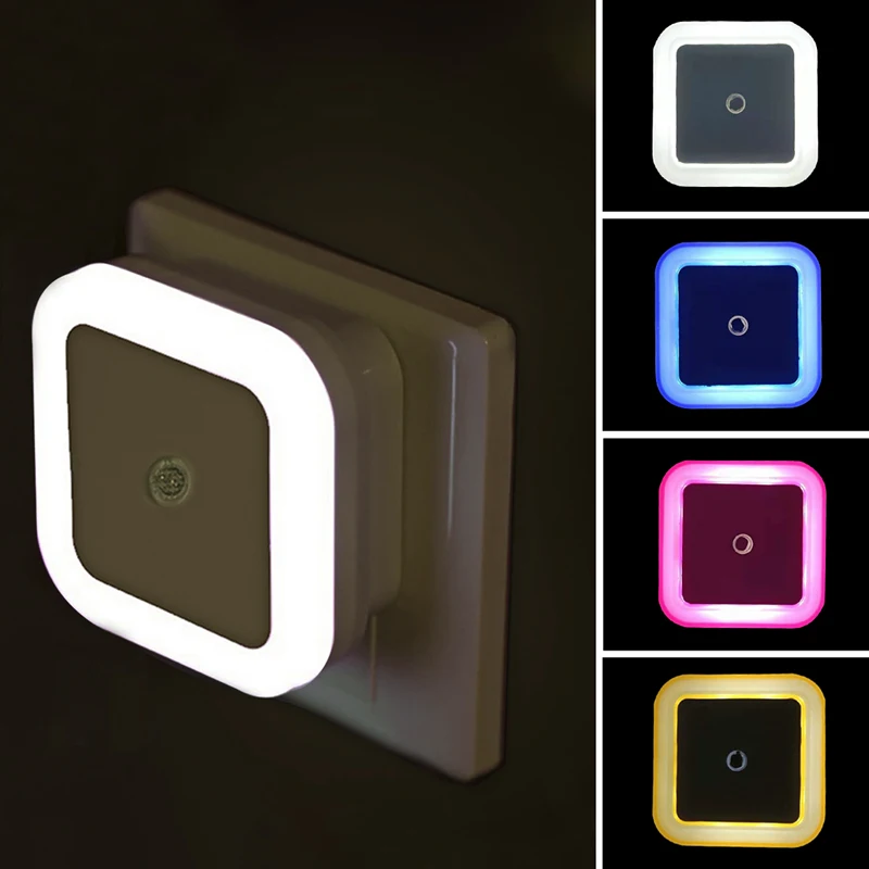 

Wireless LED Night Light Sensor Lighting Mini EU US Plug Night light Lamp For Children Kids Living Room Bedroom Lights Lighting