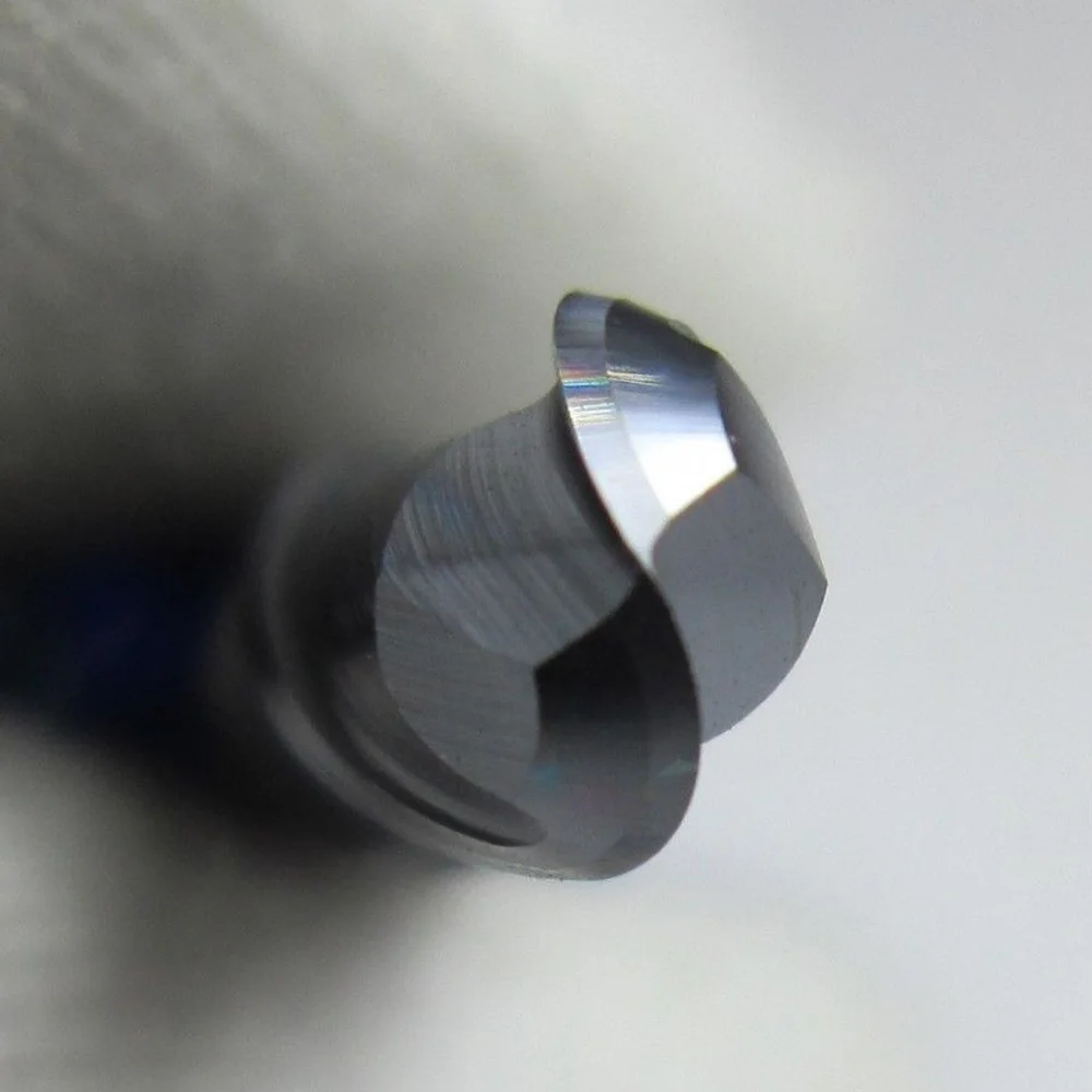 6mm Diameter HRC45 Tungsten Carbide Ball Nose End Mill 2 Flute TiAlN Coating NEW | Инструменты
