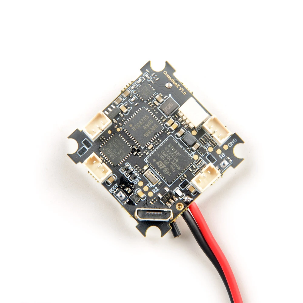 Happymodel CrazybeeX V1.0 F4 AIO 1-2S OSD 5A BLheli_S ESC 40CH 25mW VTX Frsky D8/D16 приемник для RC FPV Racing Tinywhoops |
