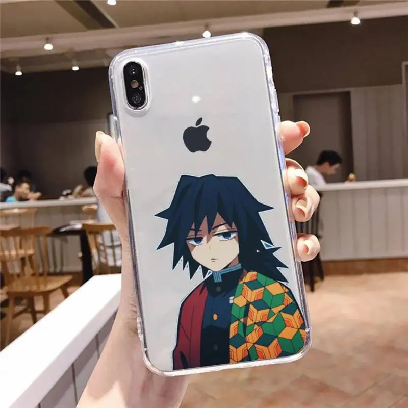 

Demon Slayer Nezuko Kimetsu No Yaiba Phone Case For iphone 12 11 8 7 6s 6 5 5s 5c se plus mini x xs xr pro max Transparent soft