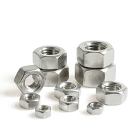 50pcs 304 stainless steel hex hexagon nut for m1 6 m2 m2 5 m3 m4 m5 m6 screw bolt