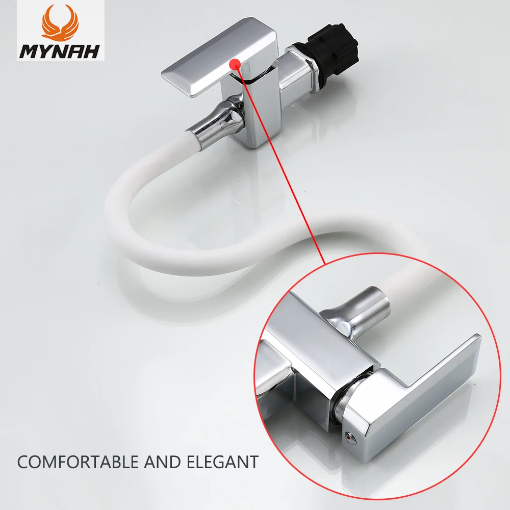 Гибкий кухонный смеситель myiya M5849 кран из силикагеля 10 цветов на раковину 360