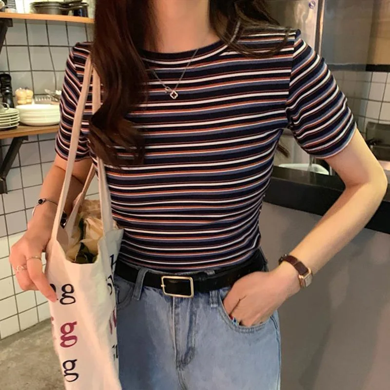 

2019 Black T Shirt Women Clothes Fashion Tee Top multi Fashion Cotton Ladies Tee Shirt