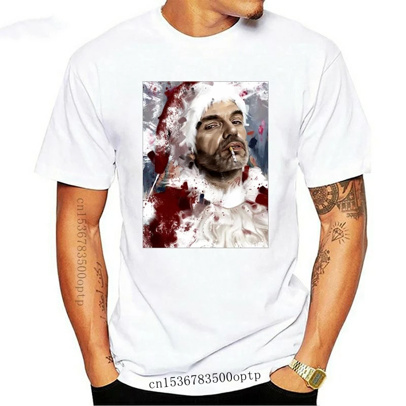 

New Men tshirt Bad Santa Santa T Shirt Printed T-Shirt tees top