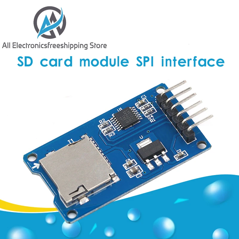 Плата расширения для хранения Micro SD карта TF защитный модуль памяти SPI Arduino