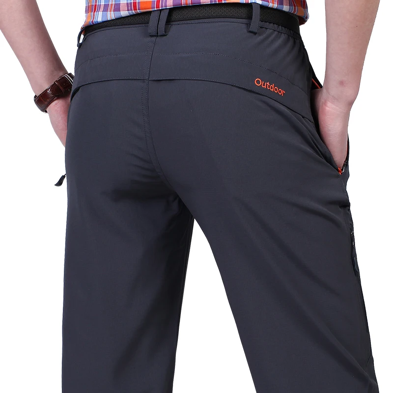 Брюки мужские быстросохнущие повседневные длинные штаны для спорта на открытом