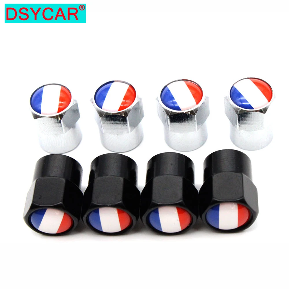 DSYCAR 4 шт./компл. автомобильный Стайлинг алюминиевый сплав/медь Флаг Франции