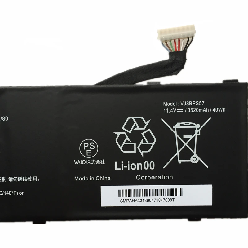 Оригинальный аккумулятор для ноутбука VJ8BPS57 31CP5/57/80 11 4 в 40 Вт/ч 3520 мАч SONY VAIO S15 серия