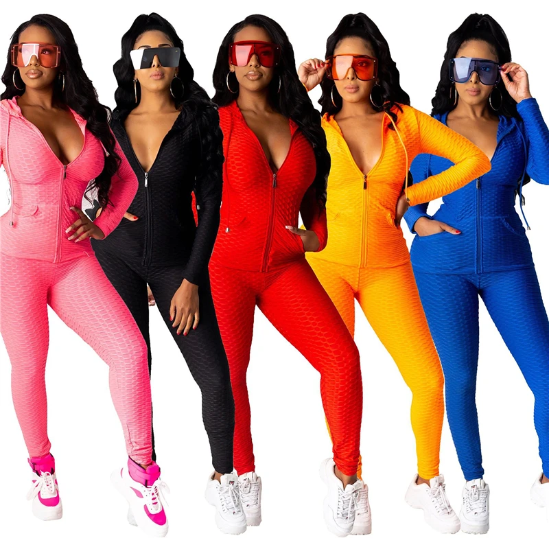 

Осенний комплект из двух предметов, верх с длинным рукавом с капюшоном и брюки, леггинсы, сексуальный спортивный костюм, оптовая продажа, Пр...