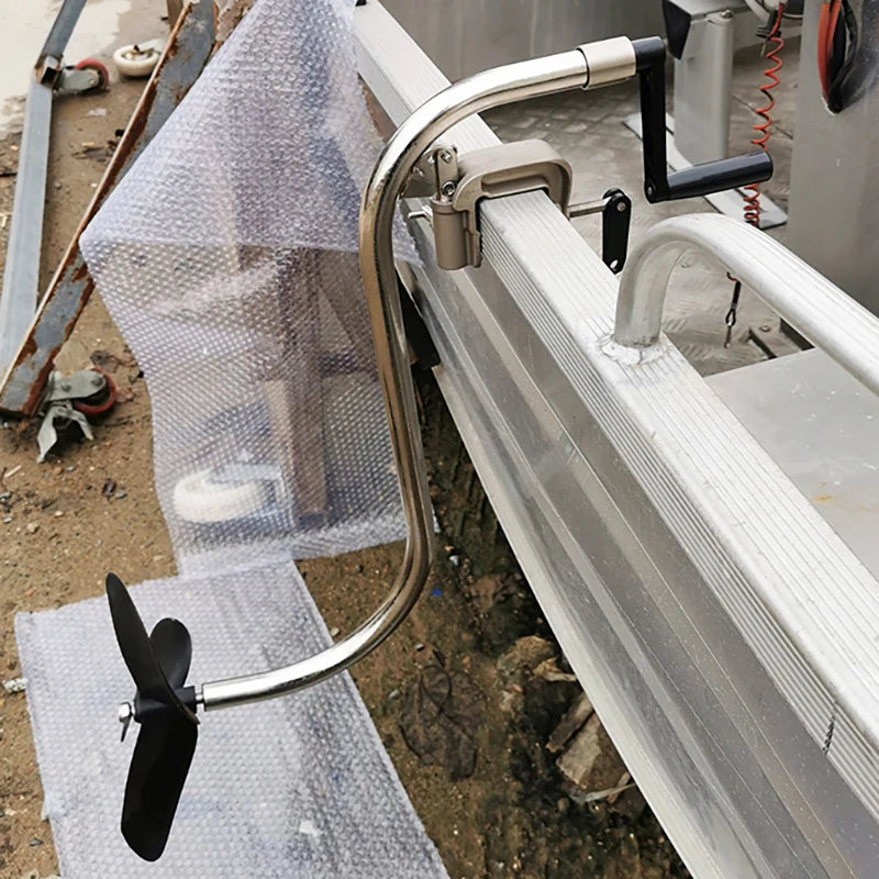 Ручной пропеллер морской резиновый лодочный ручной бесшумный и